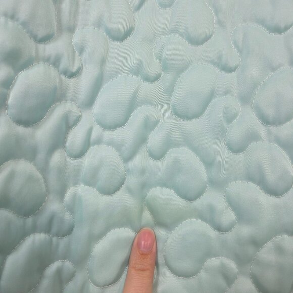 Vintage 1960s/1970s Satin Quilted Sleep Jacket - Picture 7 of 7